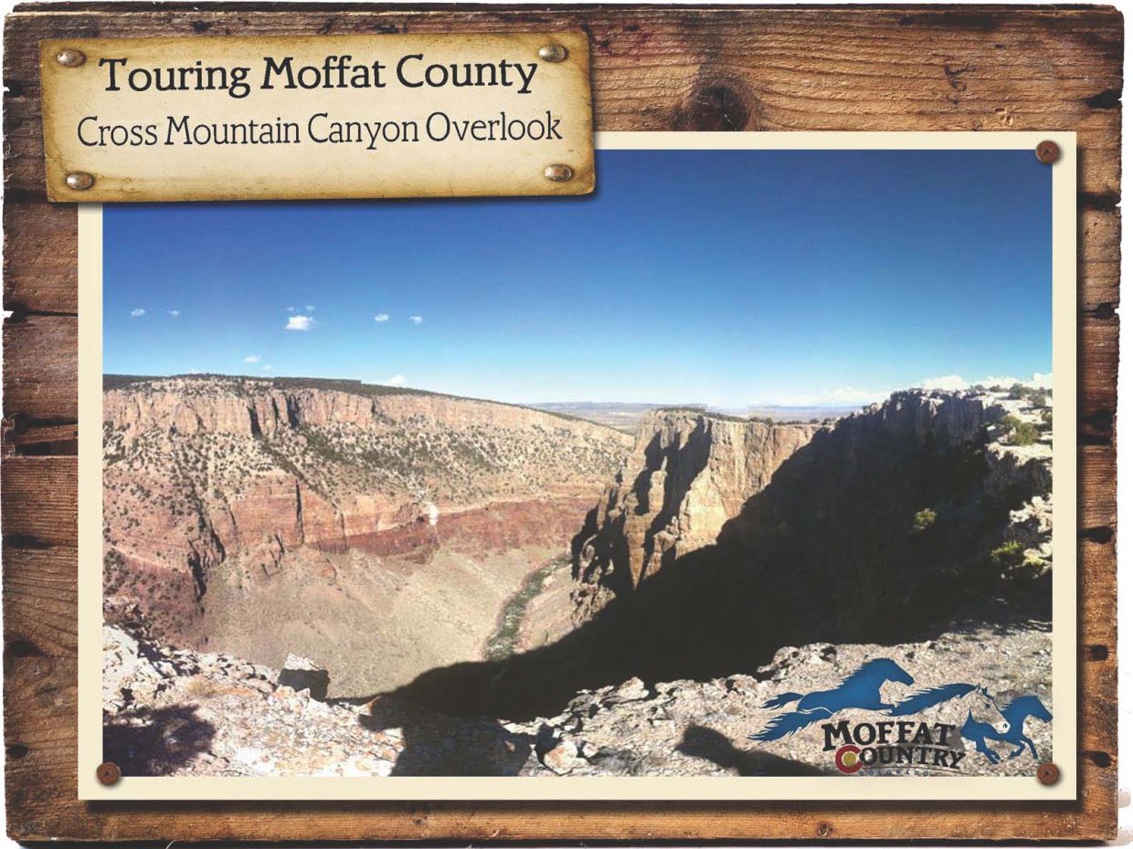 Touring Moffat County Cross Mountain Canyon Overlook