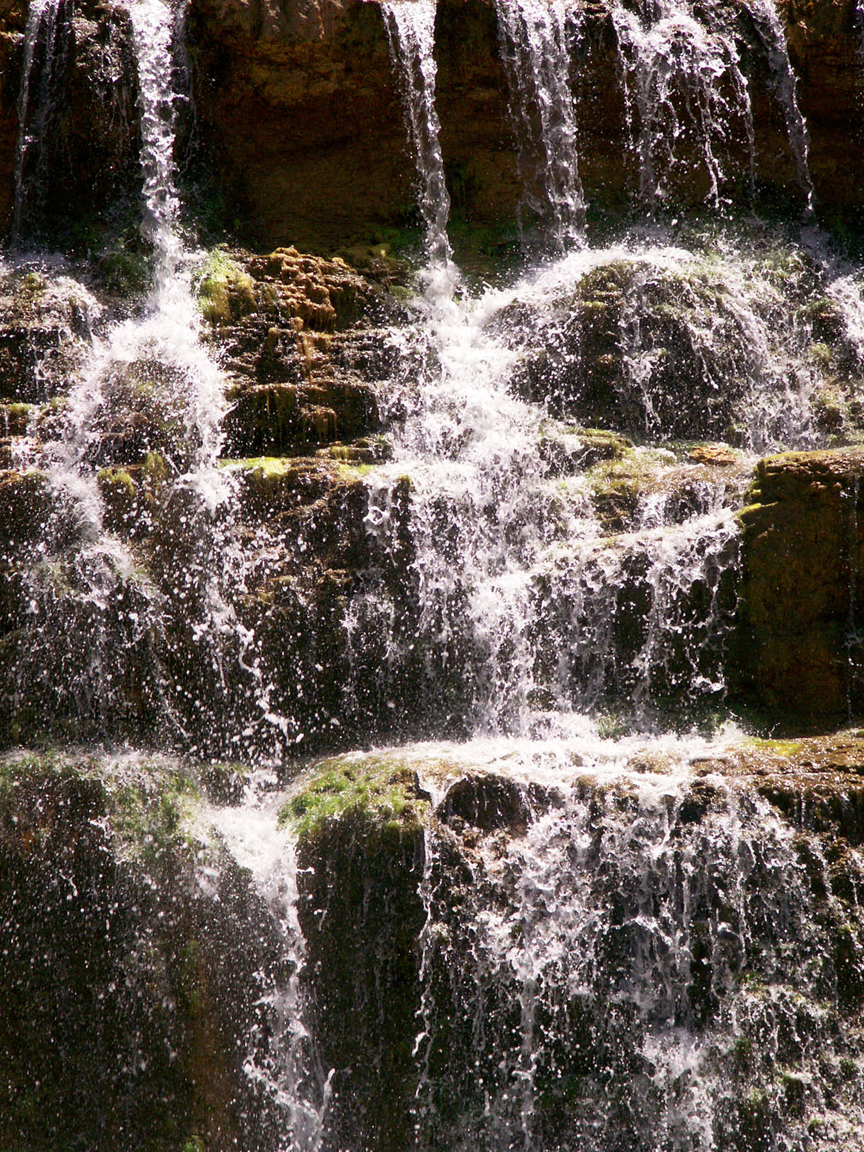 Irish Canyon waterfall.