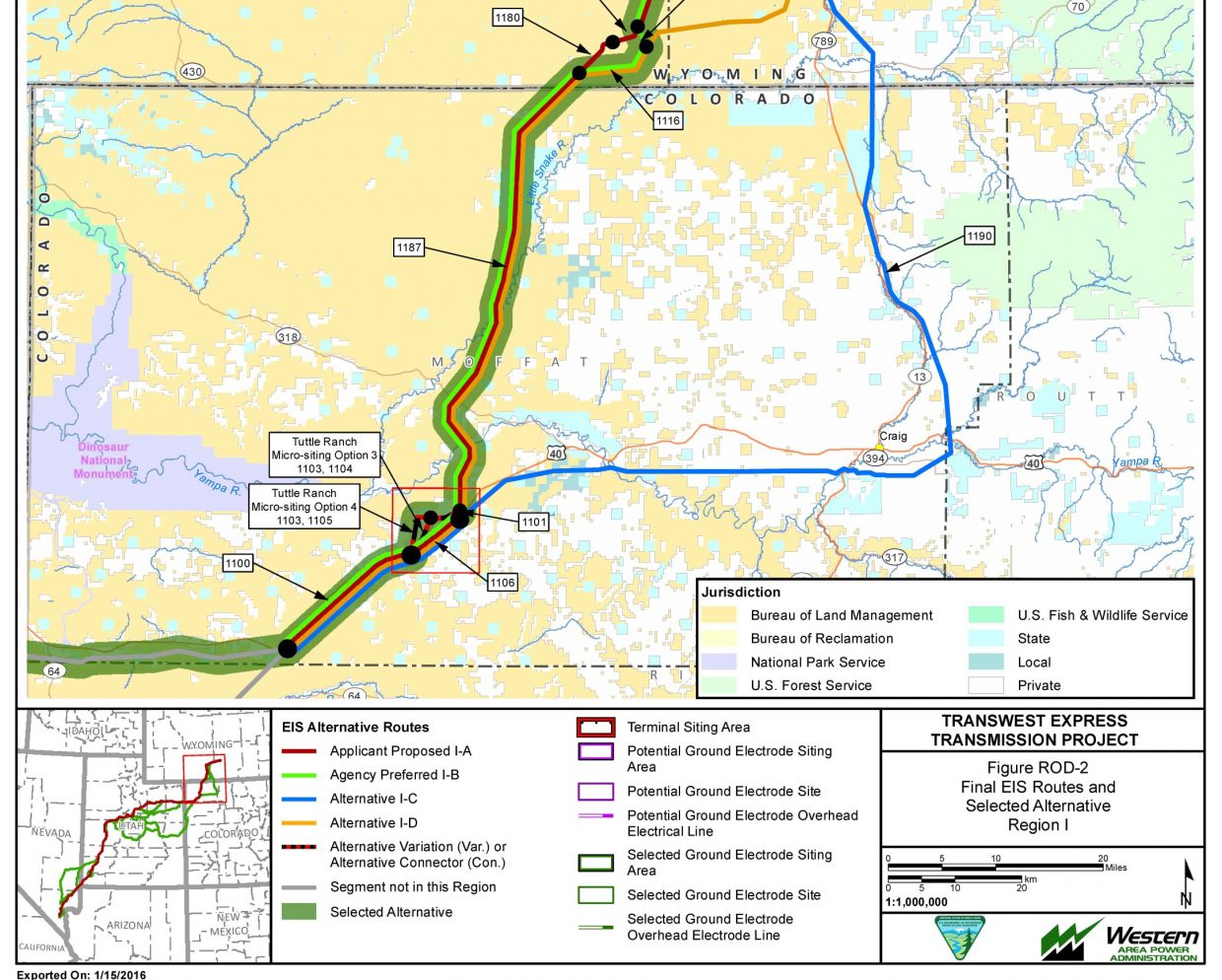 Transwest Express transmission line moves forward in Moffat County