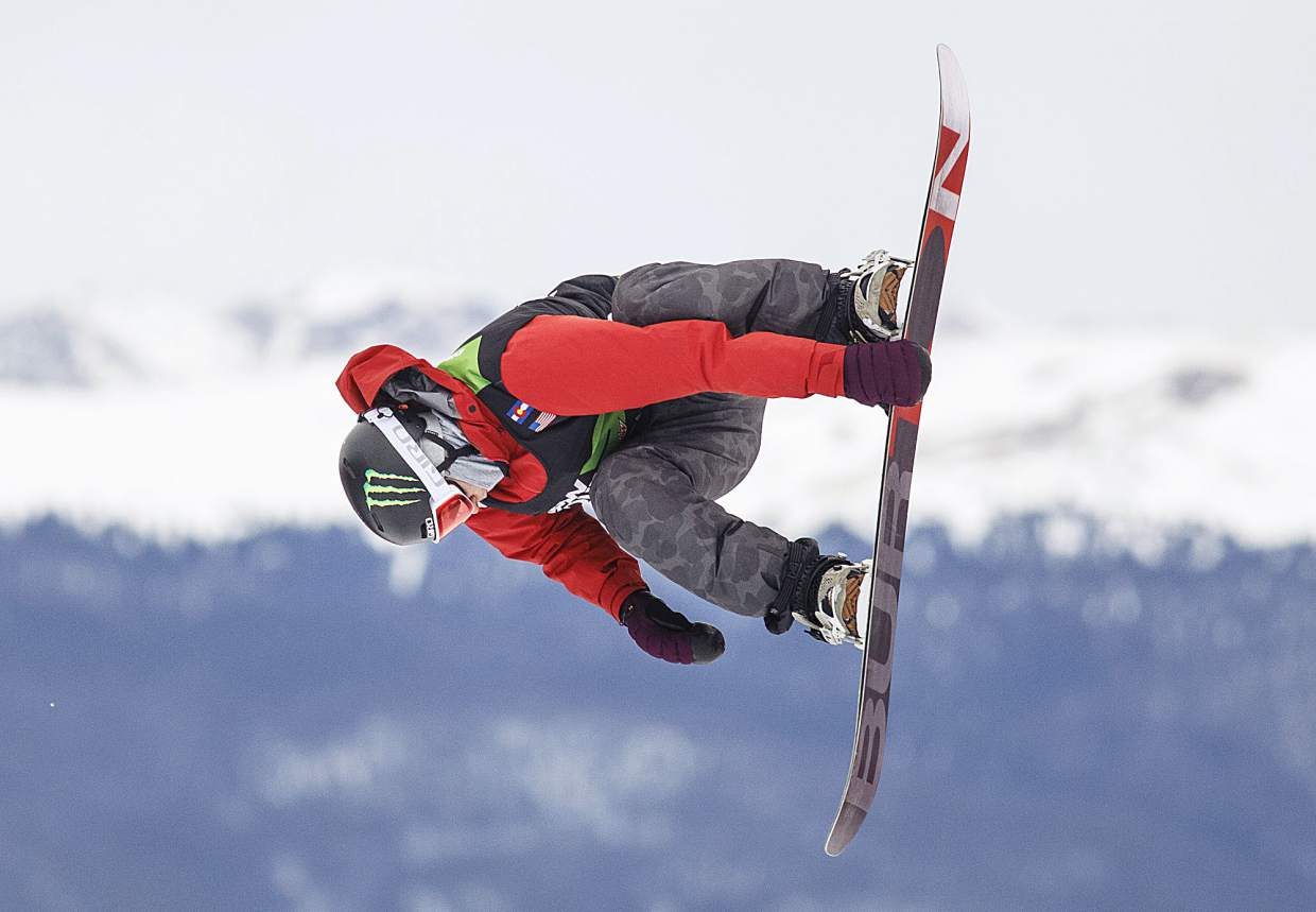 Silverthorne resident Chris Corning of the United States during the Dew Tour's Slopestyle finals Saturday at Breckenridge Ski Resort.