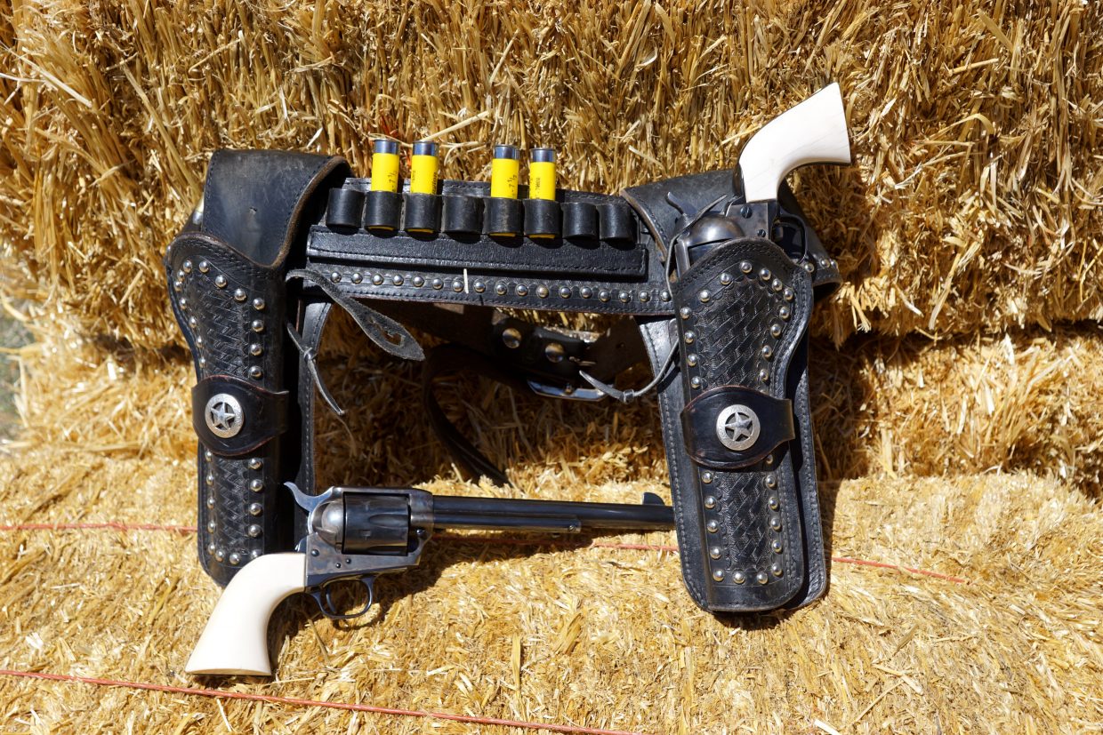 A set of pistols used by Sagebrush Burns.