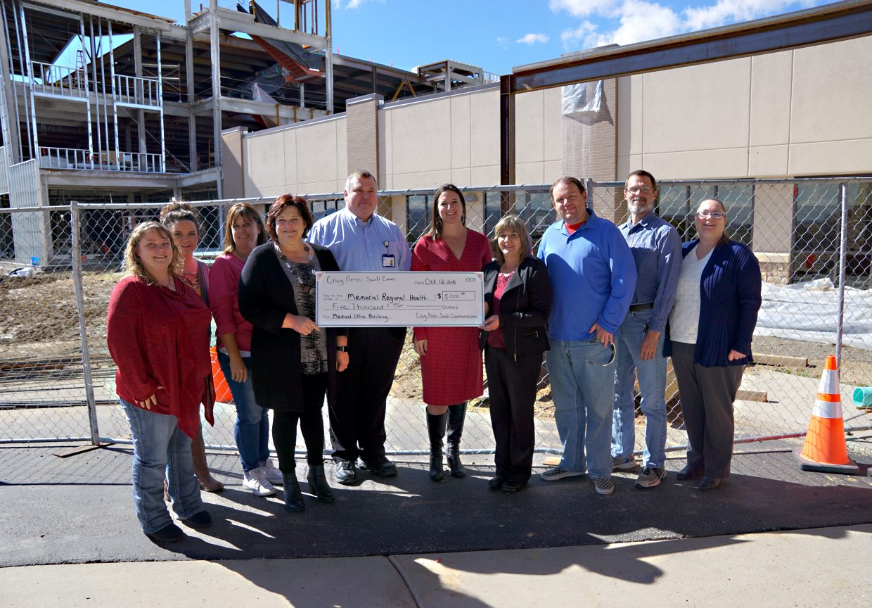 Swift, owner of Craig Press, contributes $5K to medical office building