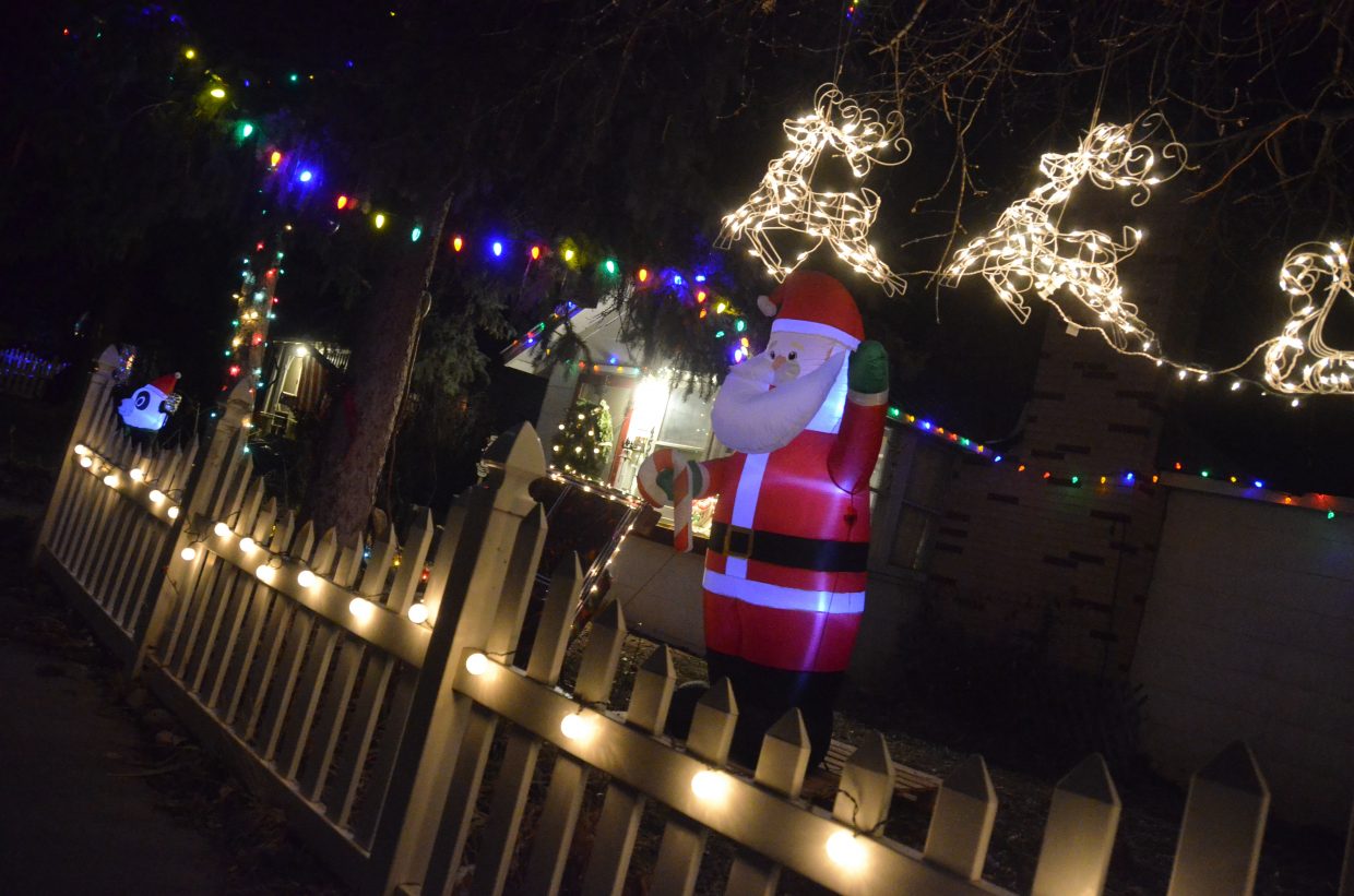 The Parker home at 453 Tucker St. in the 2018 Holiday Tour of Lights.
