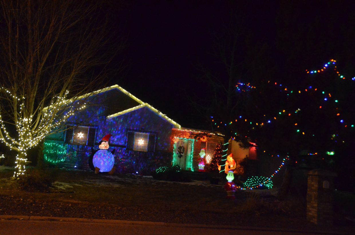 The Lyons home at 1177 Schrader Ave. in the 2018 Holiday Tour of Lights.