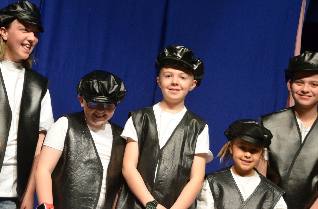 The full cast and crew of the Missoula Children's Theatre production of 