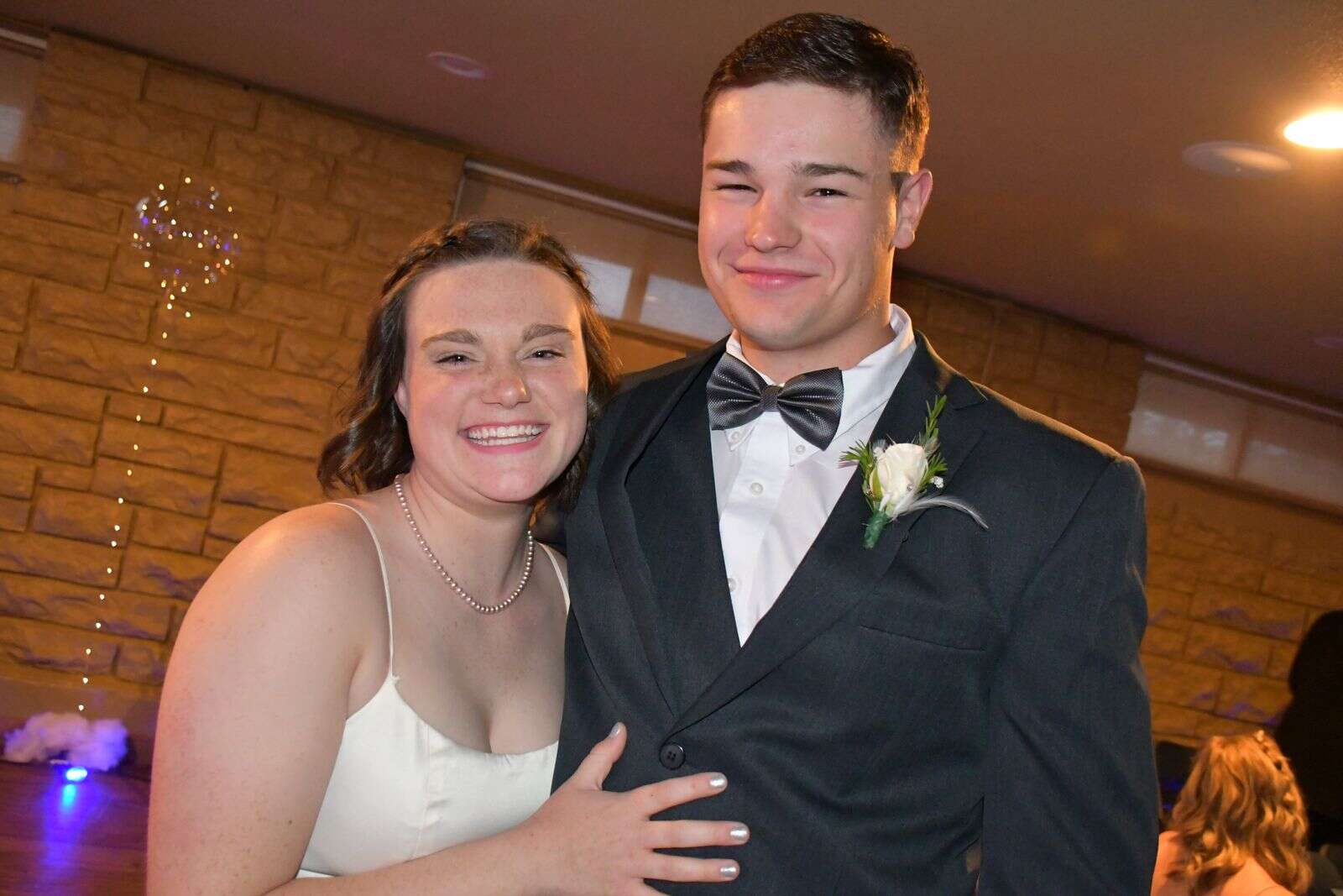 Jack Doane with his date, Kimber Wheeler. (Andy Bockelman / For Craig Press)