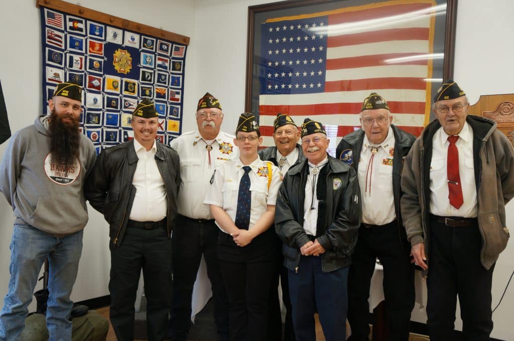 Craig VFW gathers for Veterans Day activities with two new members and