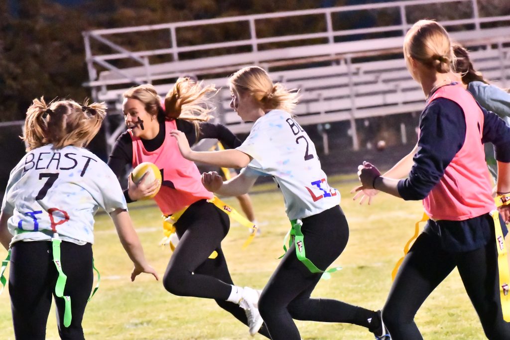 Moffat County girls get rowdy in Powder Puff football tradition