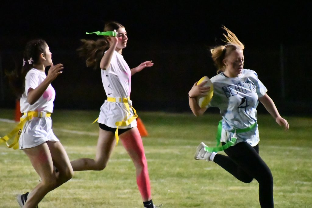 Moffat County girls get rowdy in Powder Puff football tradition