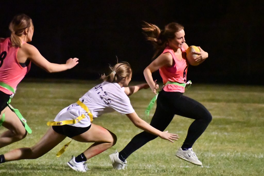 Moffat County girls get rowdy in Powder Puff football tradition