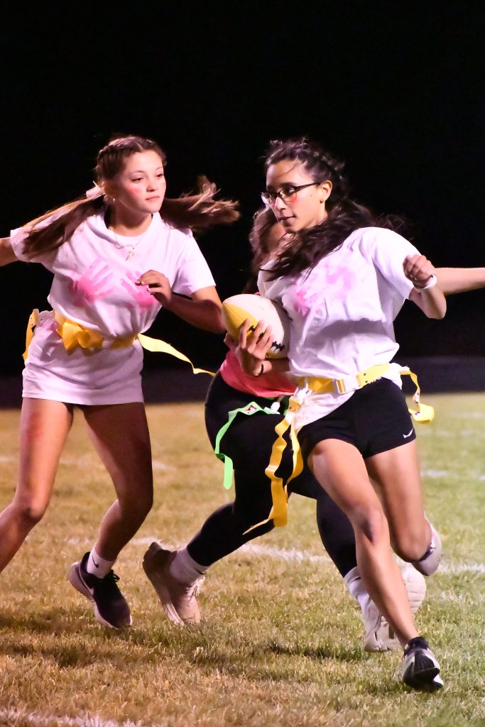 Moffat County girls get rowdy in Powder Puff football tradition