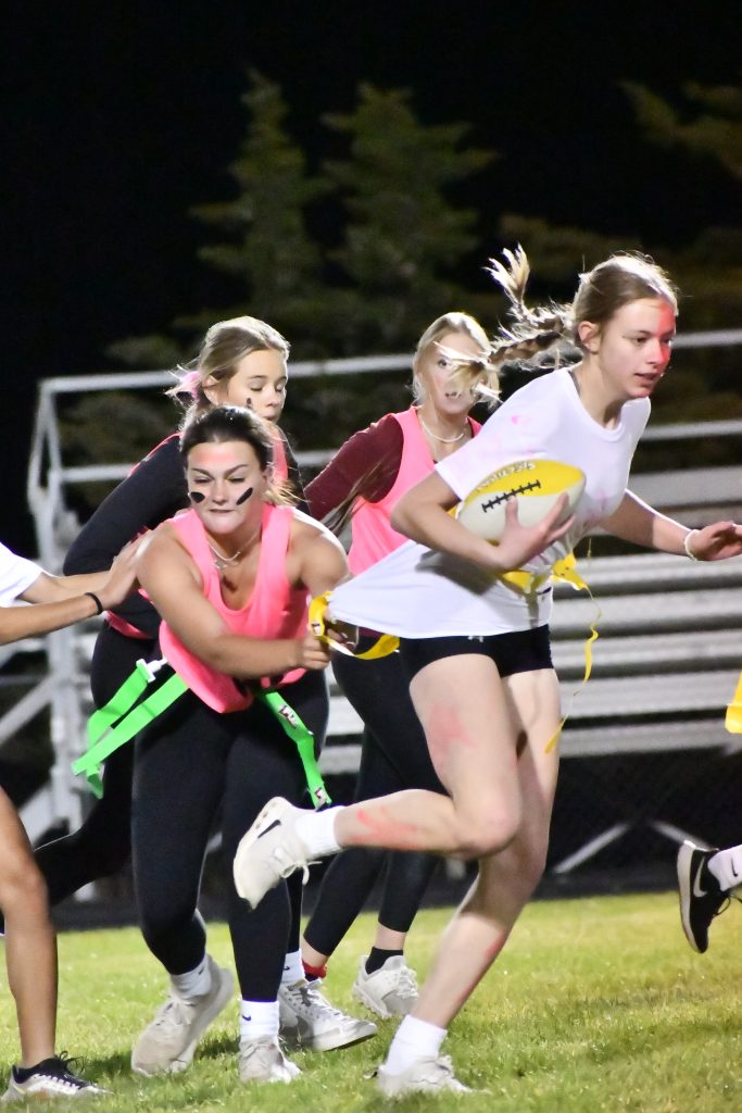 Moffat County girls get rowdy in Powder Puff football tradition