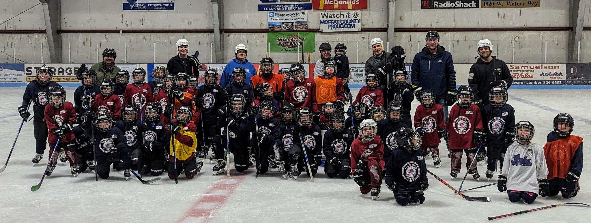Record number of Mites hit the ice for learntoplay hockey program