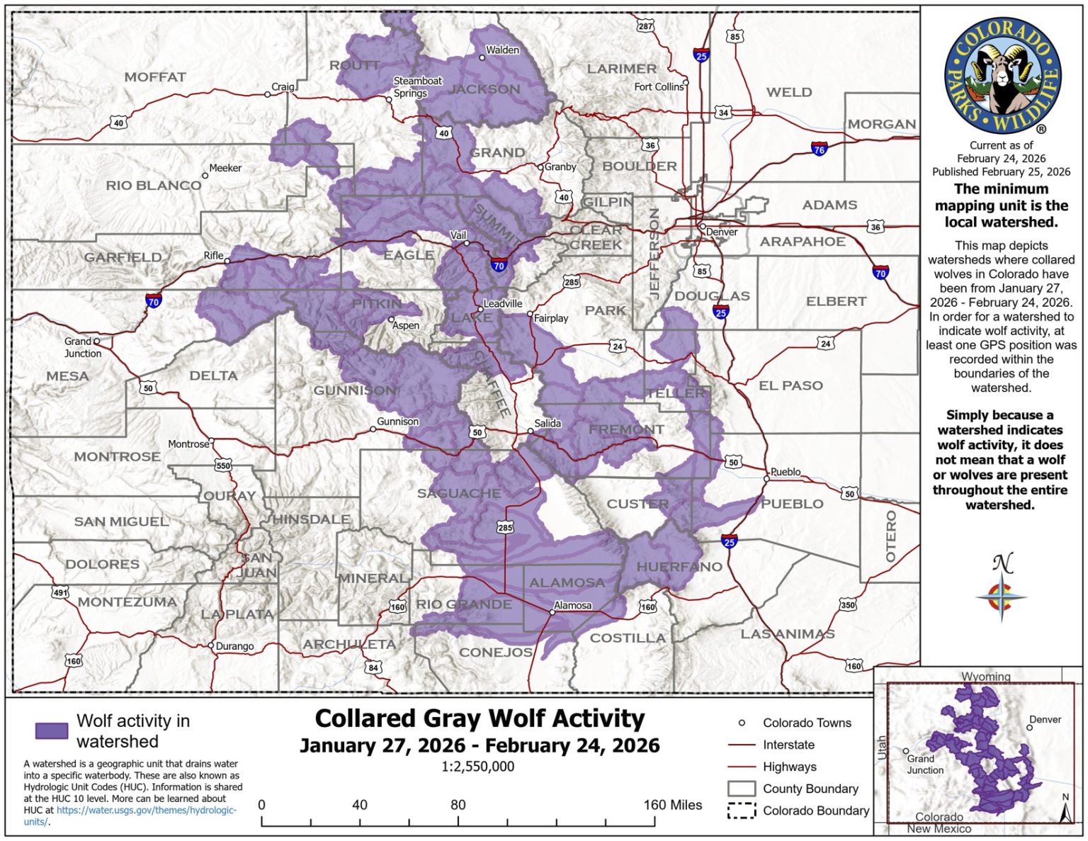 Colorado’s wolves press into southeast counties in February ...