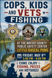 Moffat County Sheriff’s Office hosts ‘Cops, Kids & Vets Fishing’ event