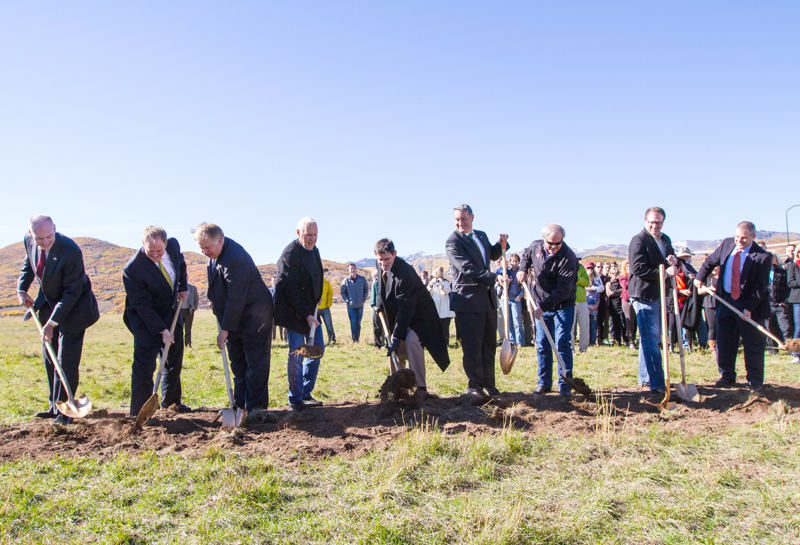 Park City Film Studios celebrates a groundbreaking ceremony