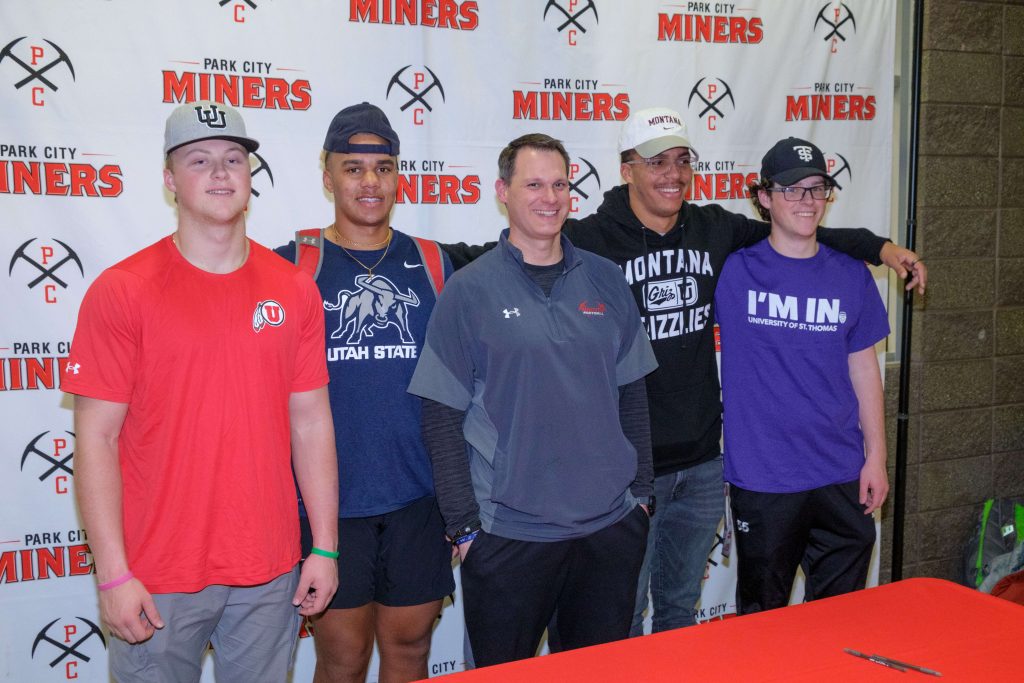 5 Park City football players celebrate next step