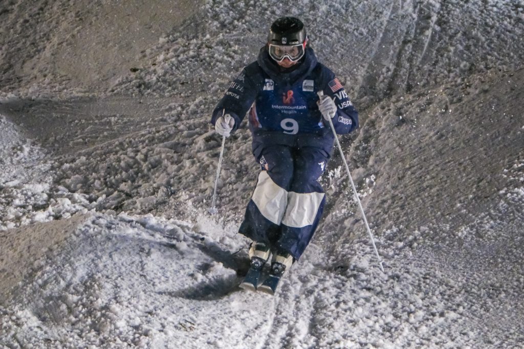 Anthony, Horishima win Deer Valley World Cup dual moguls events, close