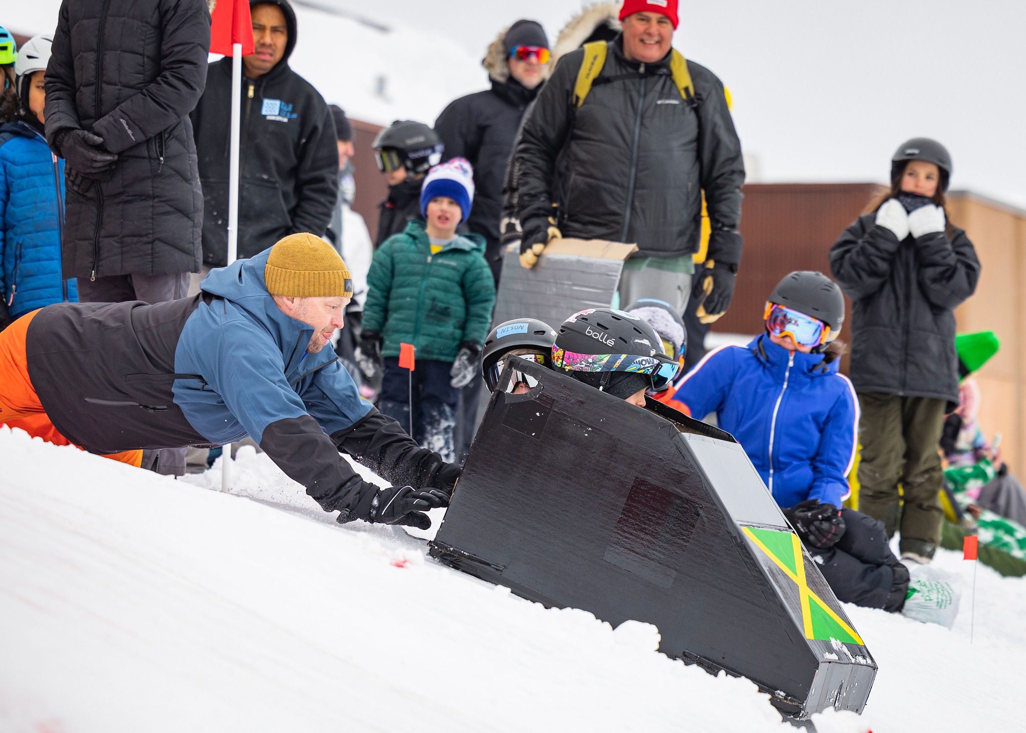 Park City Recreation holds second annual Cardboard Sled Derby