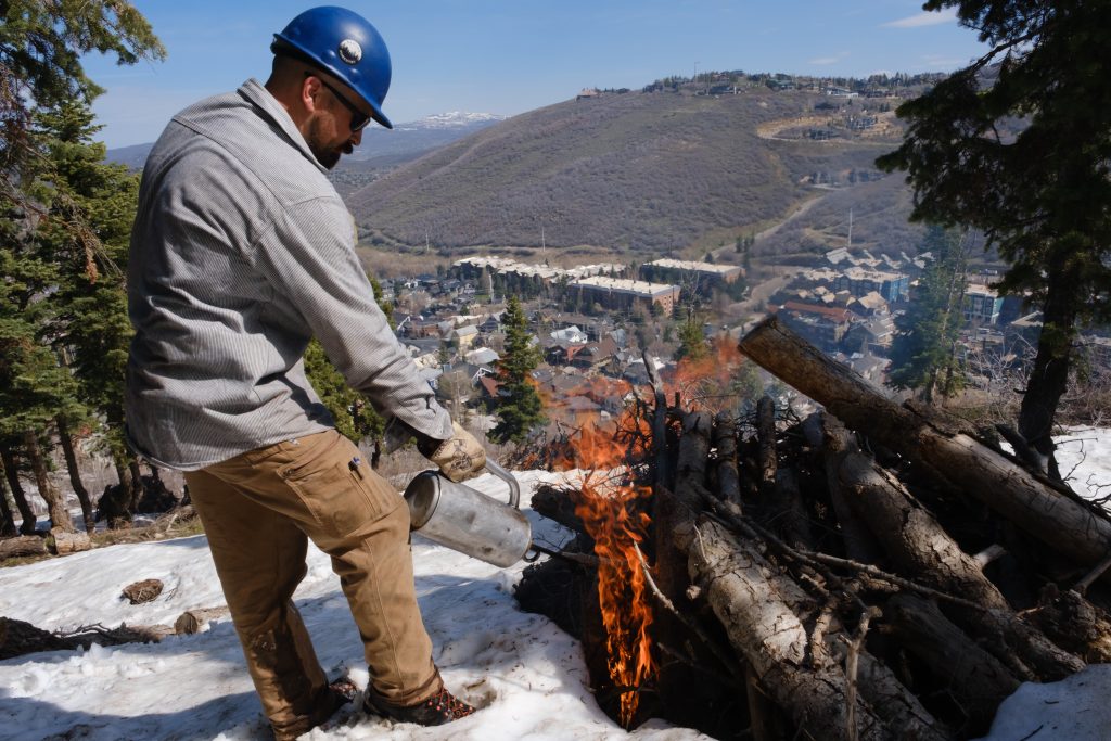 Smoke off Treasure Hill signals spring season pile burning, a new Park City norm - Vimarsana News