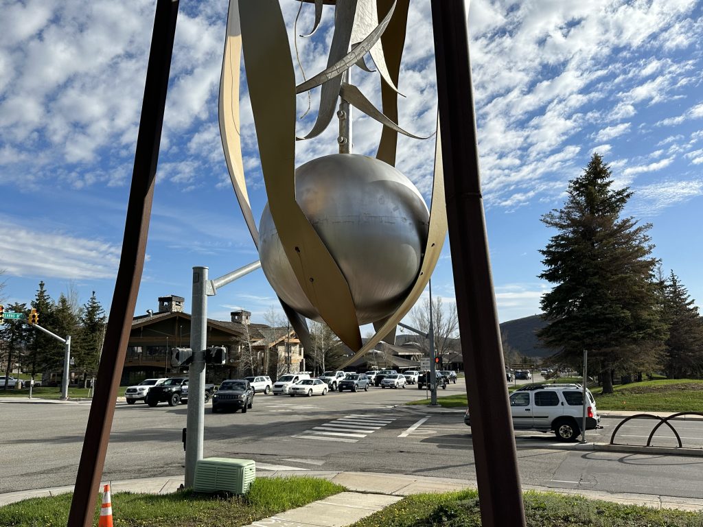 Park City police stop speeders, vehicle with blue lights on front - Vimarsana News