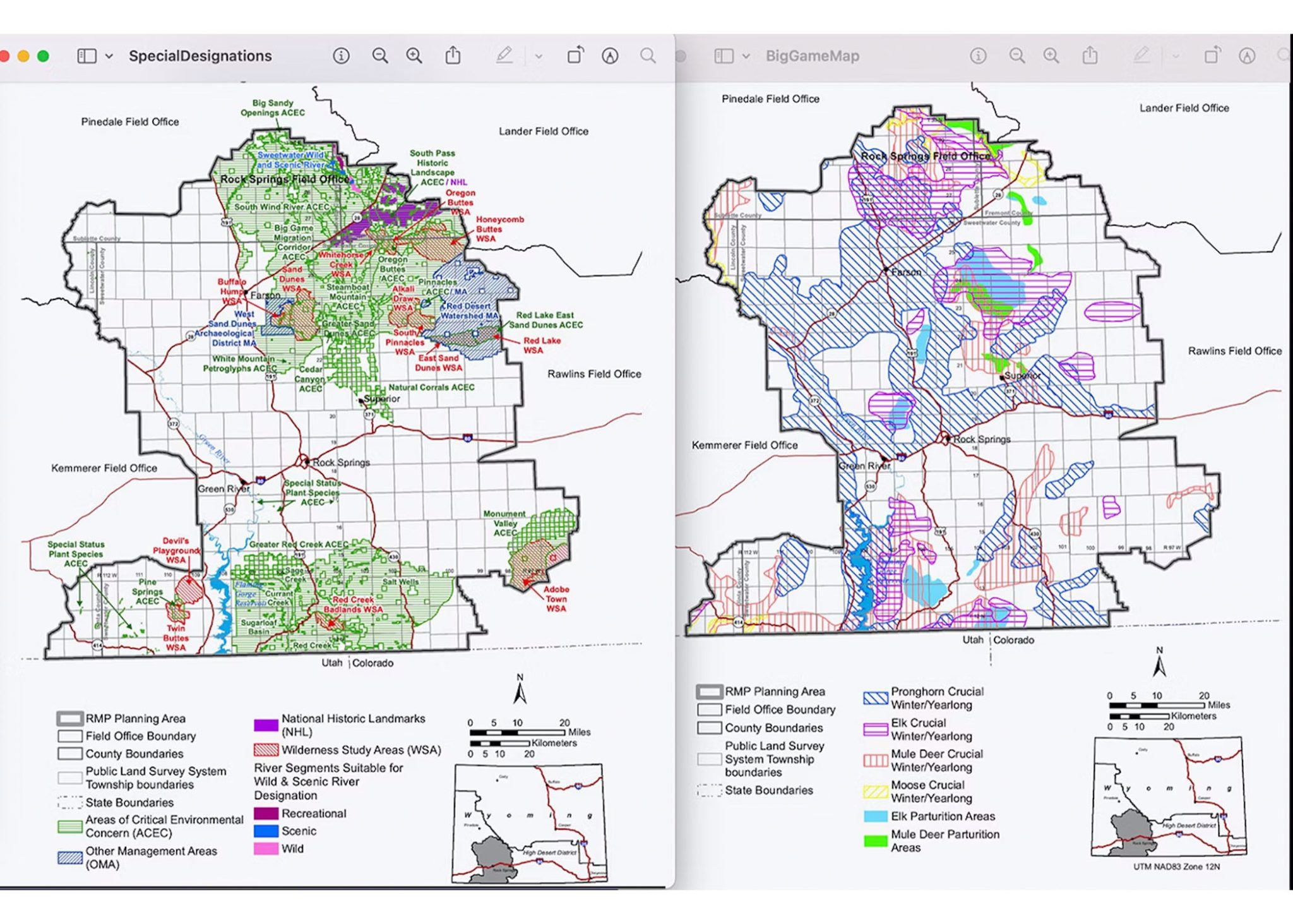 Calls for withdrawal of BLM draft - Maps Rock Springs 2048x1463 