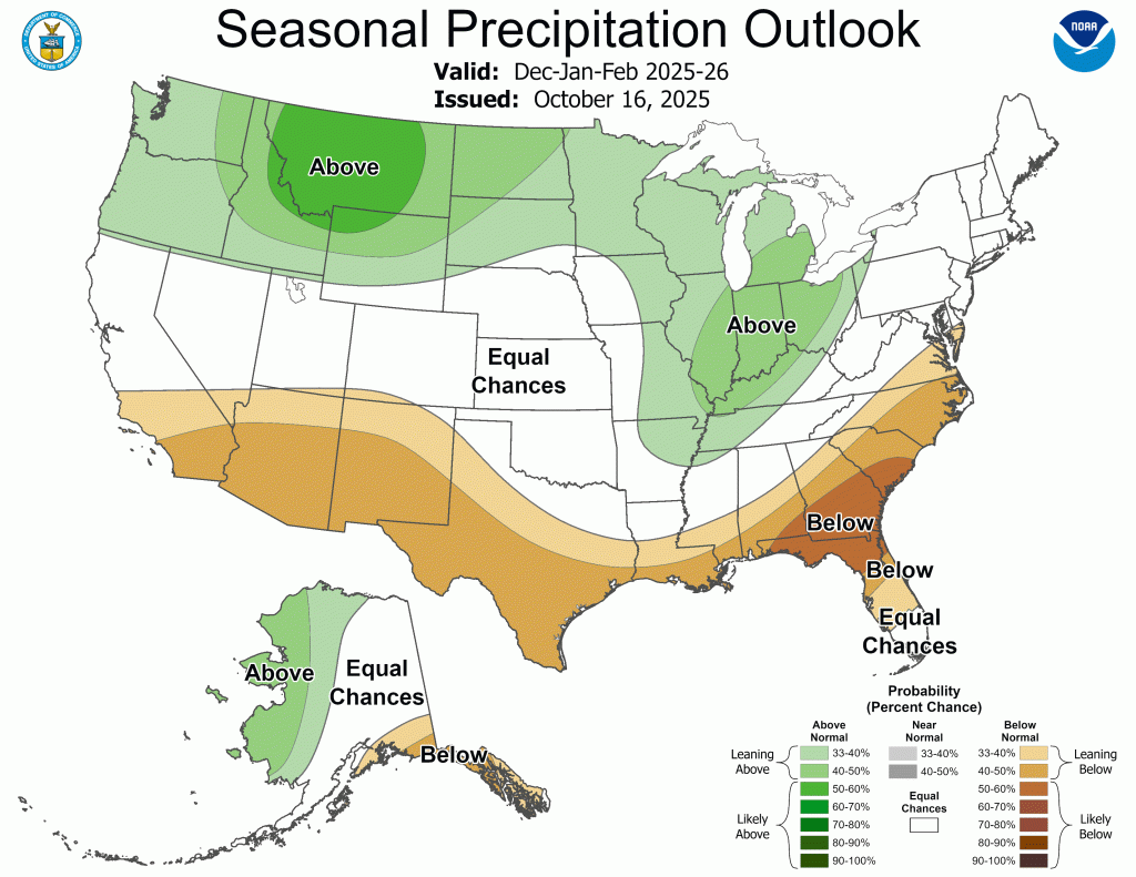 La Nina expected to bring increased precipitation patterns to the Rockies