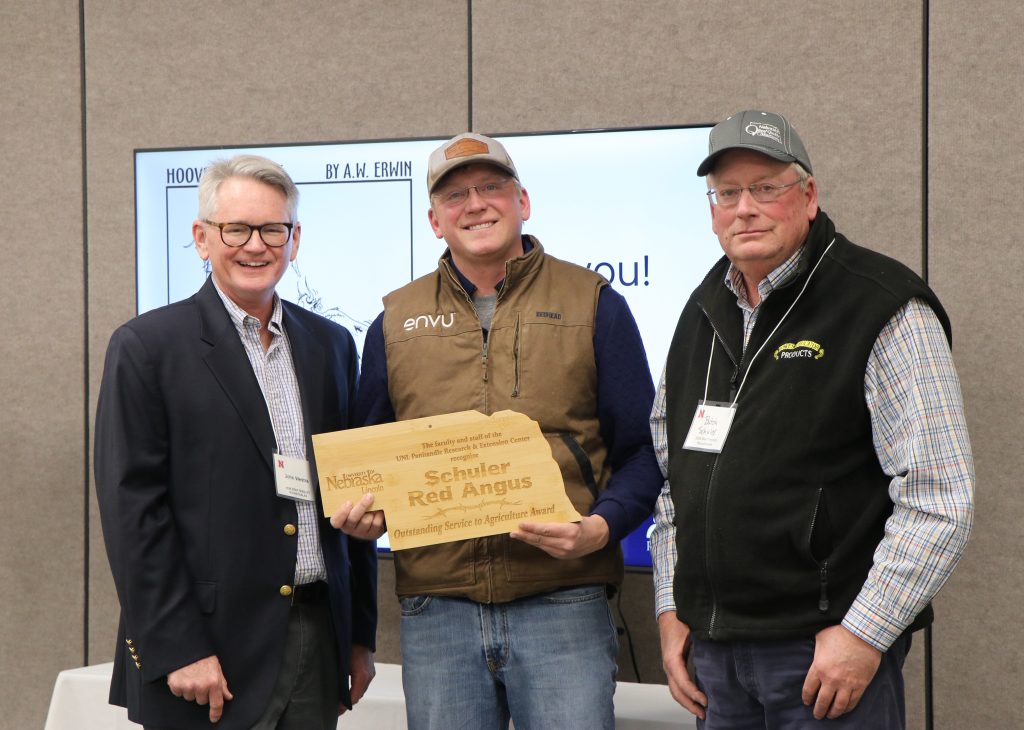 Schuler Red Angus honored for commitment to community and education