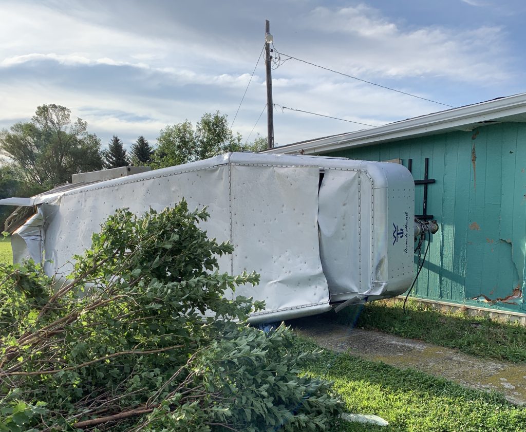 Tornado hits Burke, SD