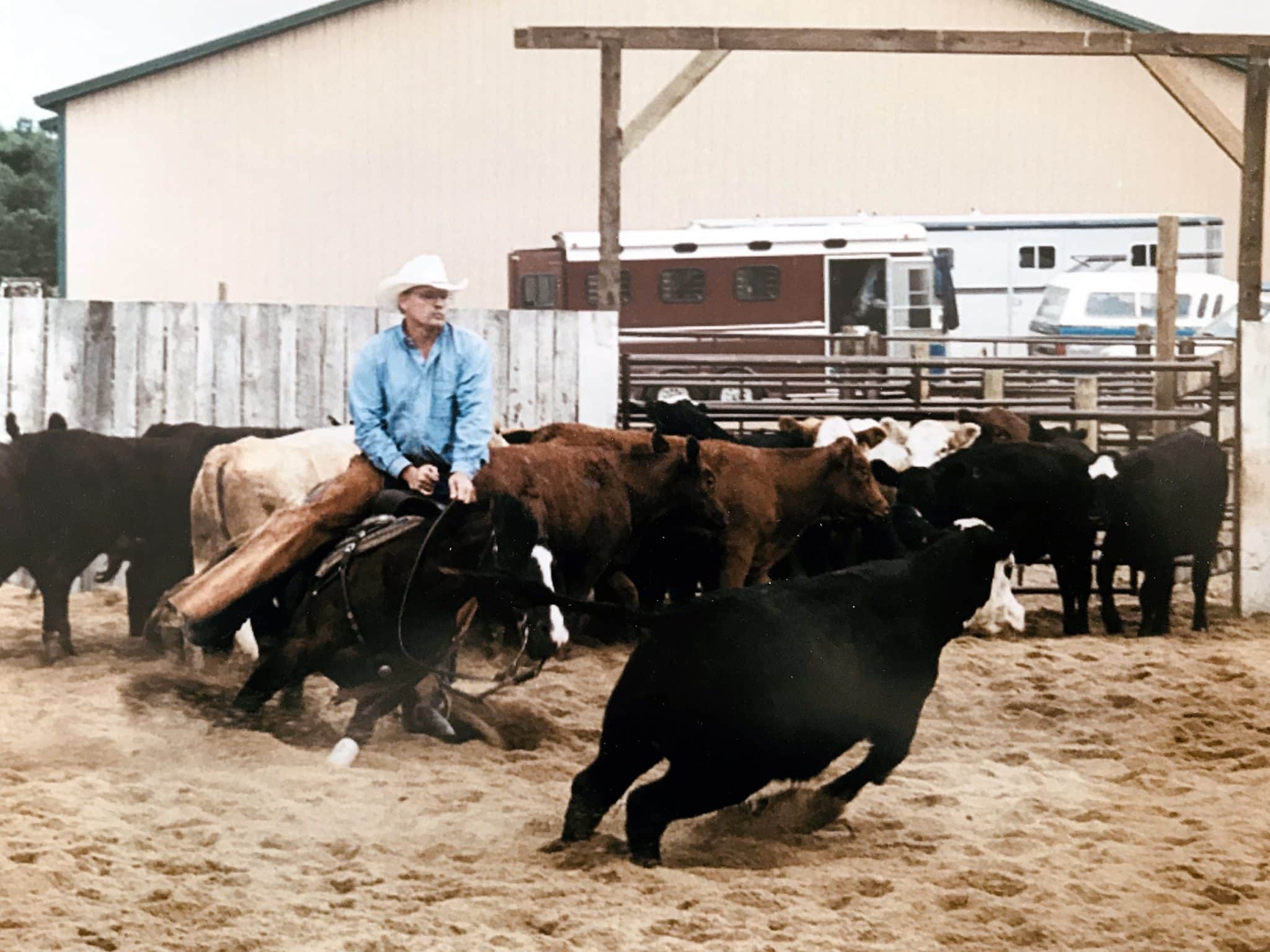 Cow cutting, the Halligan way Jim and Barb honored at SDQHA banquet