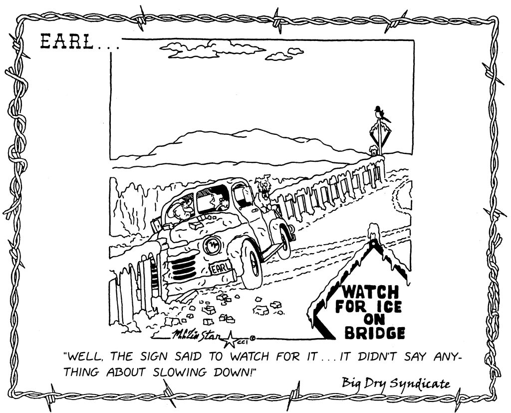 Earl cartoon by Big Dry Syndicate