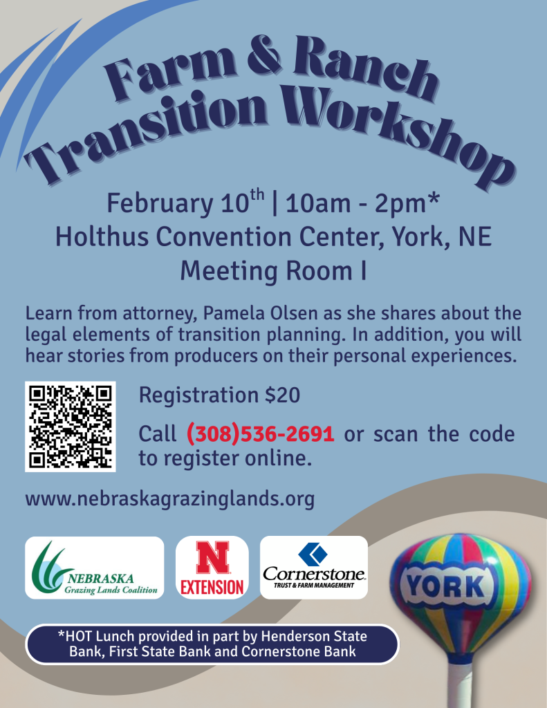 Nebraska Grazing Lands Coalition Transition Workshop
