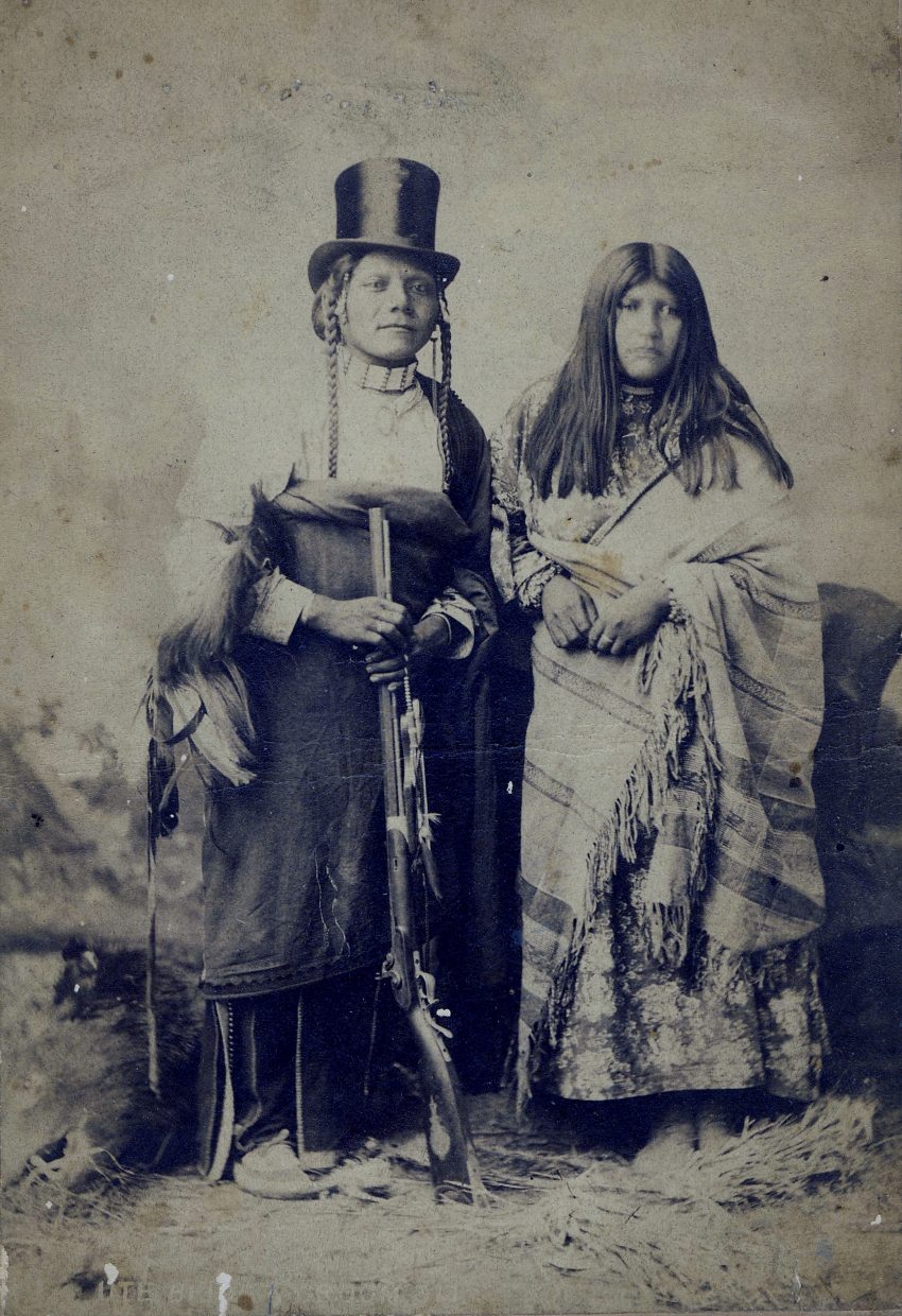 History The mountain Utes in Colorado