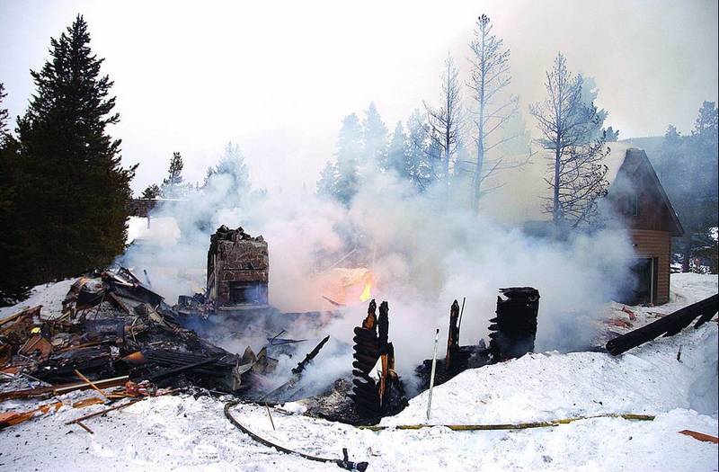 Icy propane tank causes fire