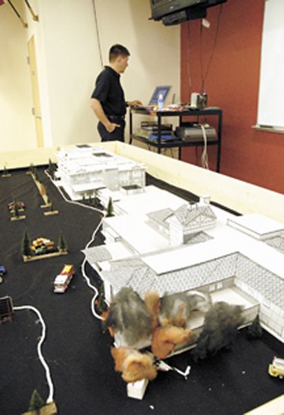 Basement Firefighting Model Model buildings aid in firefighter training | SummitDaily.com