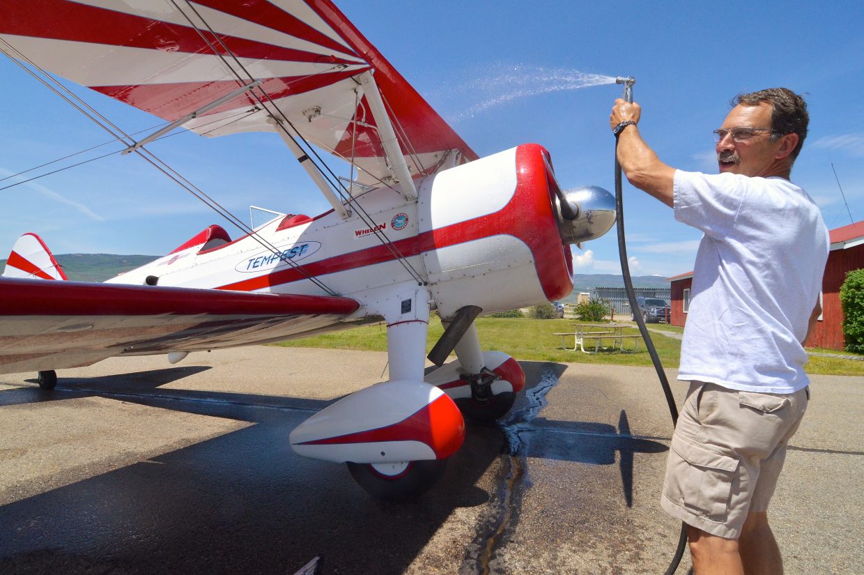 On the tarmac with Gary Rower of the Dillon Airshow, the ‘highest