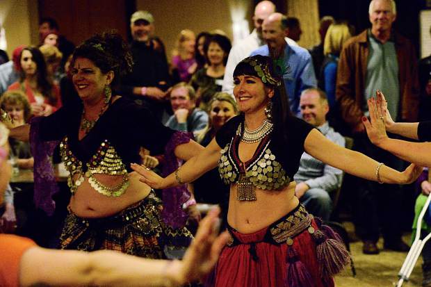 The EveryBelly Dancers perform at the 28th Tim McClure Benefit on Friday, March 10, at the DoubleTree in Breckenridge.