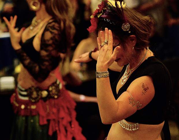 The EveryBelly Dancers perform at the 28th Tim McClure Benefit on Friday, March 10, at the DoubleTree in Breckenridge.