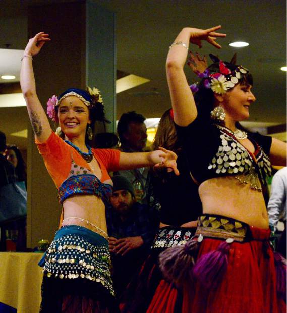 The EveryBelly Dancers perform at the 28th Tim McClure Benefit on Friday, March 10, at the DoubleTree in Breckenridge.