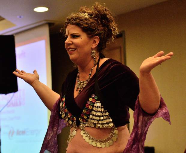 The EveryBelly Dancers perform at the 28th Tim McClure Benefit on Friday, March 10, at the DoubleTree in Breckenridge.