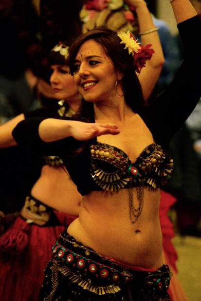 The EveryBelly Dancers perform at the 28th Tim McClure Benefit on Friday, March 10, at the DoubleTree in Breckenridge.