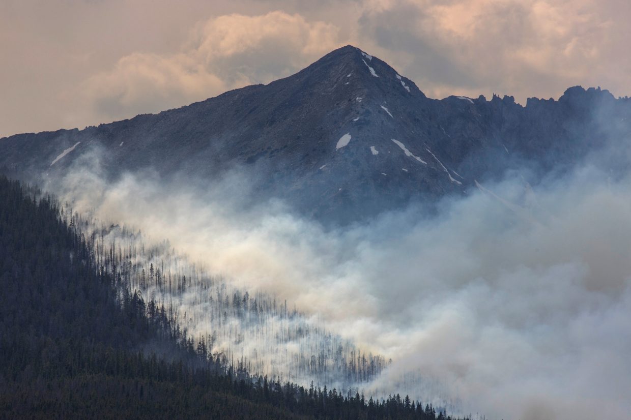 Wildland fire Wednesday, July 5, in Breckenridge.