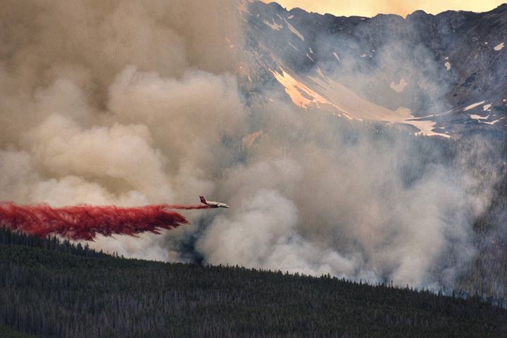 Eight smokejumpers and a local firefighting crew were all on the scene.