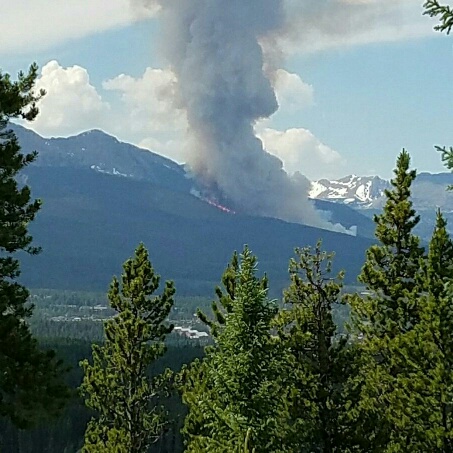 The wildfire has grown to 70 acres.