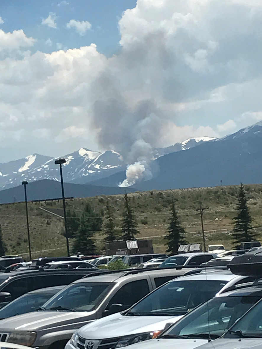 A wildfire has broke out in Breckenridge July 5.