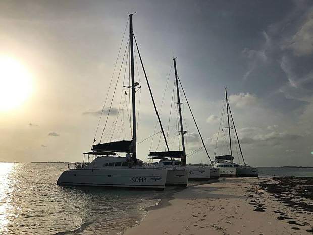 With a trailblazing spirit from those aboard, the three catamarans that guided a 27-man crew of Americans around coastal Cuba this summer may have had some natives thinking back to the NiÃ±a, the Pinta and the Santa Maria of Christopher Columbus' days.