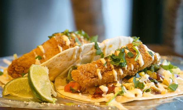 Mahi-Mahi fish tacos at Chimayo Grill Tuesday, Oct. 30, in Dillon.