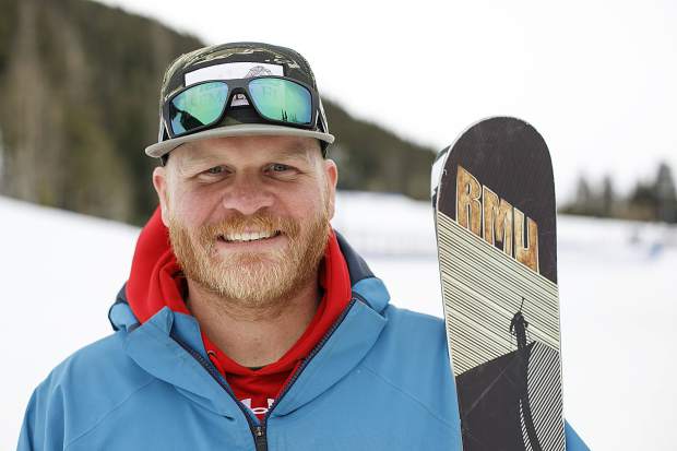 Chad Ohmer of Hartsel, a retired U.S, Marine Corps infantryman and a current aspiring Paralympian in downhill skiing, volunteered as part of the Keystone Adaptive Center's Semper Fi Fund adaptive military veterans program on Wednesday, Feb. 13, at Keystone Resort.