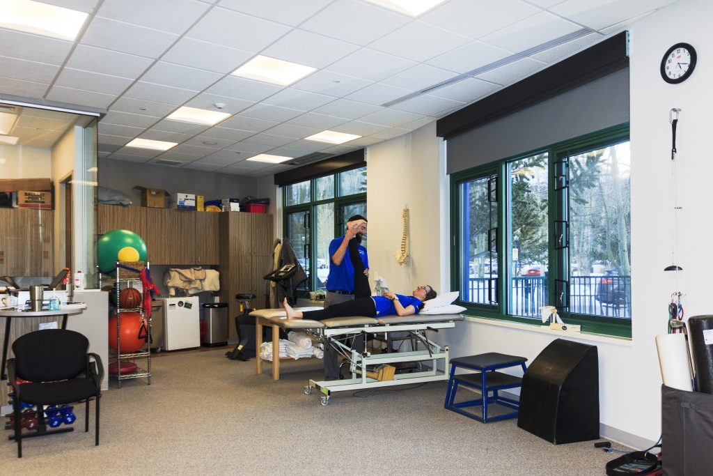 Patients excel when physical therapy hits the gym