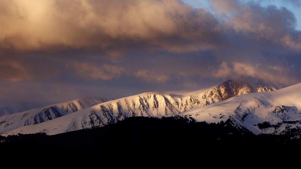 Quandary Peak at sunrise.